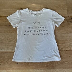 Project Karma White Graphic Tee